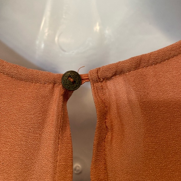 Free People Layers in Love Tunic Top, Sz Small, Apricot - Picture 9 of 11